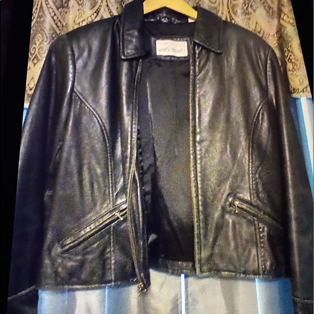 Vintage Lord & Taylor soft leather jacket
